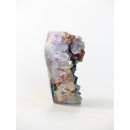 AS22 Achat Amethyst Druse Stufe poliert 9 cm original Madagaskar 350 g