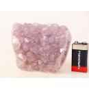 AS23 Achat Amethyst Druse Stufe poliert 8 cm original Madagaskar 506 g