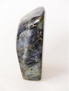 LA23 Labradorit Madagaskar polychrom Freeform poliert 1020 g 12 x 9 cm