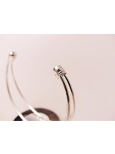 verstellbarer Armreifen mit echter Hornplatte 4 cm = Code B