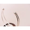 verstellbarer Armreifen mit echter Hornplatte 4 cm = Code B