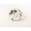 verstellbarer Armreifen mit echter Hornplatte 4 cm = Code B