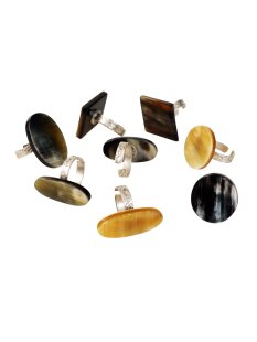 1 x Fingerringe verstellbar stark reduziert echte...