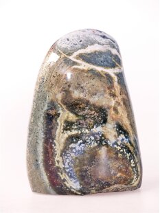 JaS44 Skulptur Freeform polychromer Madagaskar Jaspis...