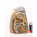 JaS44 Skulptur Freeform polychromer Madagaskar Jaspis 12,5 cm 700 g