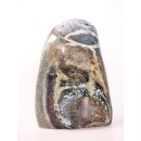 JaS44 Skulptur Freeform polychromer Madagaskar Jaspis 12,5 cm 700 g