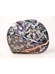 JaS46 Skulptur Freeform polychromer Madagaskar Jaspis 9...