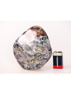 JaS47 Skulptur Freeform polychromer Madagaskar Jaspis 12...