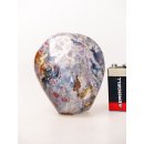 JaS48 Skulptur Freeform polychromer Madagaskar Jaspis 8 cm 250 g