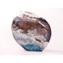 JaS49 Skulptur Freeform polychromer Madagaskar Jaspis 11 cm 480 g