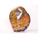 JaS50 Skulptur Freeform polychromer Madagaskar Jaspis 13 cm 900 g
