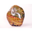JaS50 Skulptur Freeform polychromer Madagaskar Jaspis 13 cm 900 g
