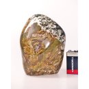 JaS52 Skulptur Freeform polychromer Madagaskar Jaspis 11,5 cm 950 g