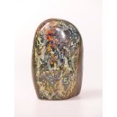 JaS55 Skulptur Freeform polychromer Madagaskar Jaspis 10,5 cm 550 g