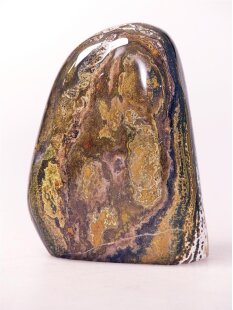 JaS56 Skulptur Freeform polychromer Madagaskar Jaspis...