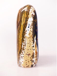 JaS56 Skulptur Freeform polychromer Madagaskar Jaspis 10,5 cm 550 g