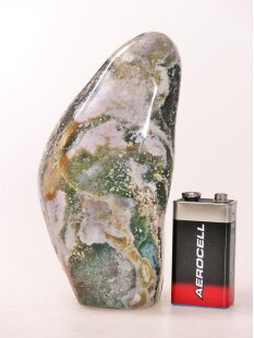 JaS58 Skulptur Freeform polychromer Madagaskar Jaspis 12...