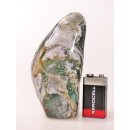 JaS58 Skulptur Freeform polychromer Madagaskar Jaspis 12 cm 435 g