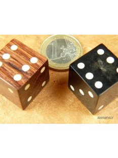 1 x W&uuml;rfel aus Horn, Knochen oder Holz 20 mm
