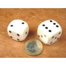 1 x W&uuml;rfel aus Horn, Knochen oder Holz 20 mm