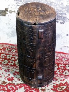 AF18 Hova Blocktruhe No.3 mit Deckel Bohnenfass Vorratsr&ouml;hre 60 cm 1955