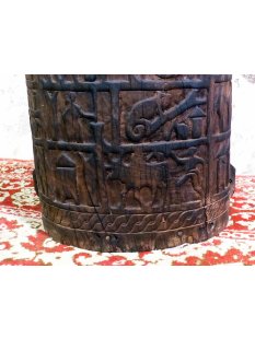 AF18 Hova Blocktruhe No.3 mit Deckel Bohnenfass Vorratsr&ouml;hre 60 cm 1955