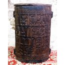 AF18 Hova Blocktruhe No.3 mit Deckel Bohnenfass Vorratsr&ouml;hre 60 cm 1955