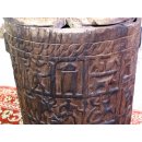 AF18 Hova Blocktruhe No.3 mit Deckel Bohnenfass Vorratsr&ouml;hre 60 cm 1955