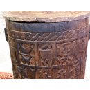 AF18 Hova Blocktruhe No.3 mit Deckel Bohnenfass Vorratsr&ouml;hre 60 cm 1955