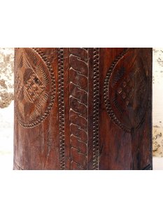 AF19 Betsileo Blocktruhe No.4 mit Deckel Vorratsr&ouml;hre Nahrungsmittelfa&szlig; 80 cm 1970