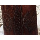 AF19 Betsileo Blocktruhe No.4 mit Deckel Vorratsr&ouml;hre Nahrungsmittelfa&szlig; 80 cm 1970