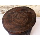 AF19 Betsileo Blocktruhe No.4 mit Deckel Vorratsr&ouml;hre Nahrungsmittelfa&szlig; 80 cm 1970