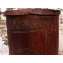 AF19 Betsileo Blocktruhe No.4 mit Deckel Vorratsr&ouml;hre Nahrungsmittelfa&szlig; 80 cm 1970