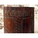 AF19 Betsileo Blocktruhe No.4 mit Deckel Vorratsr&ouml;hre Nahrungsmittelfa&szlig; 80 cm 1970