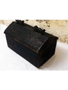 AF20 Hova Blocktruhe No.5 mit Deckel Schatztruhe Kleidertruhe 72 cm 1950