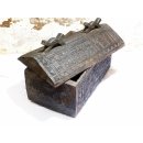 AF20 Hova Blocktruhe No.5 mit Deckel Schatztruhe Kleidertruhe 72 cm 1950