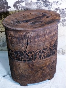 AF21 Hova Blocktruhe No.6 mit Deckel Vorratsr&ouml;hre 80...