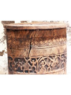 AF21 Hova Blocktruhe No.6 mit Deckel Vorratsr&ouml;hre 80 cm 1960