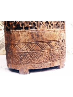 AF21 Hova Blocktruhe No.6 mit Deckel Vorratsr&ouml;hre 80 cm 1960