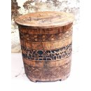 AF21 Hova Blocktruhe No.6 mit Deckel Vorratsr&ouml;hre 80 cm 1960