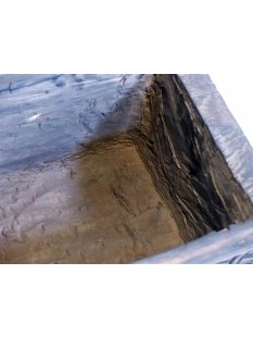 AF26 Hova Blocktruhe No.9 mit Deckel  Reliquientruhe 83 cm 1950