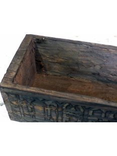 AF26 Hova Blocktruhe No.9 mit Deckel  Reliquientruhe 83 cm 1950