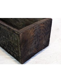 AF26 Hova Blocktruhe No.9 mit Deckel  Reliquientruhe 83 cm 1950