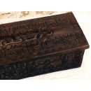 AF26 Hova Blocktruhe No.9 mit Deckel  Reliquientruhe 83 cm 1950