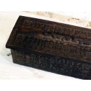 AF26 Hova Blocktruhe No.9 mit Deckel  Reliquientruhe 83 cm 1950