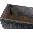 AF26 Hova Blocktruhe No.9 mit Deckel  Reliquientruhe 83 cm 1950