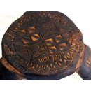 AF05 Hocker No.1 der Hova dreibeinig Zebu 1985 60 cm