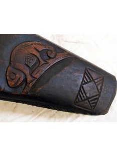 AF07 Zebu Dreibein Hocker No.2 80 cm ca.1985