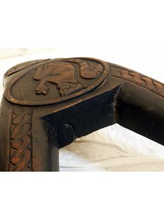 AF07 Zebu Dreibein Hocker No.2 80 cm ca.1985