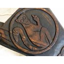 AF07 Zebu Dreibein Hocker No.2 80 cm ca.1985